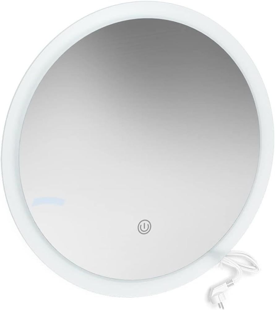 Vicco LED-Badspiegel, Touch-Switch, dimmbar, weiß, 60 cm Bild 1