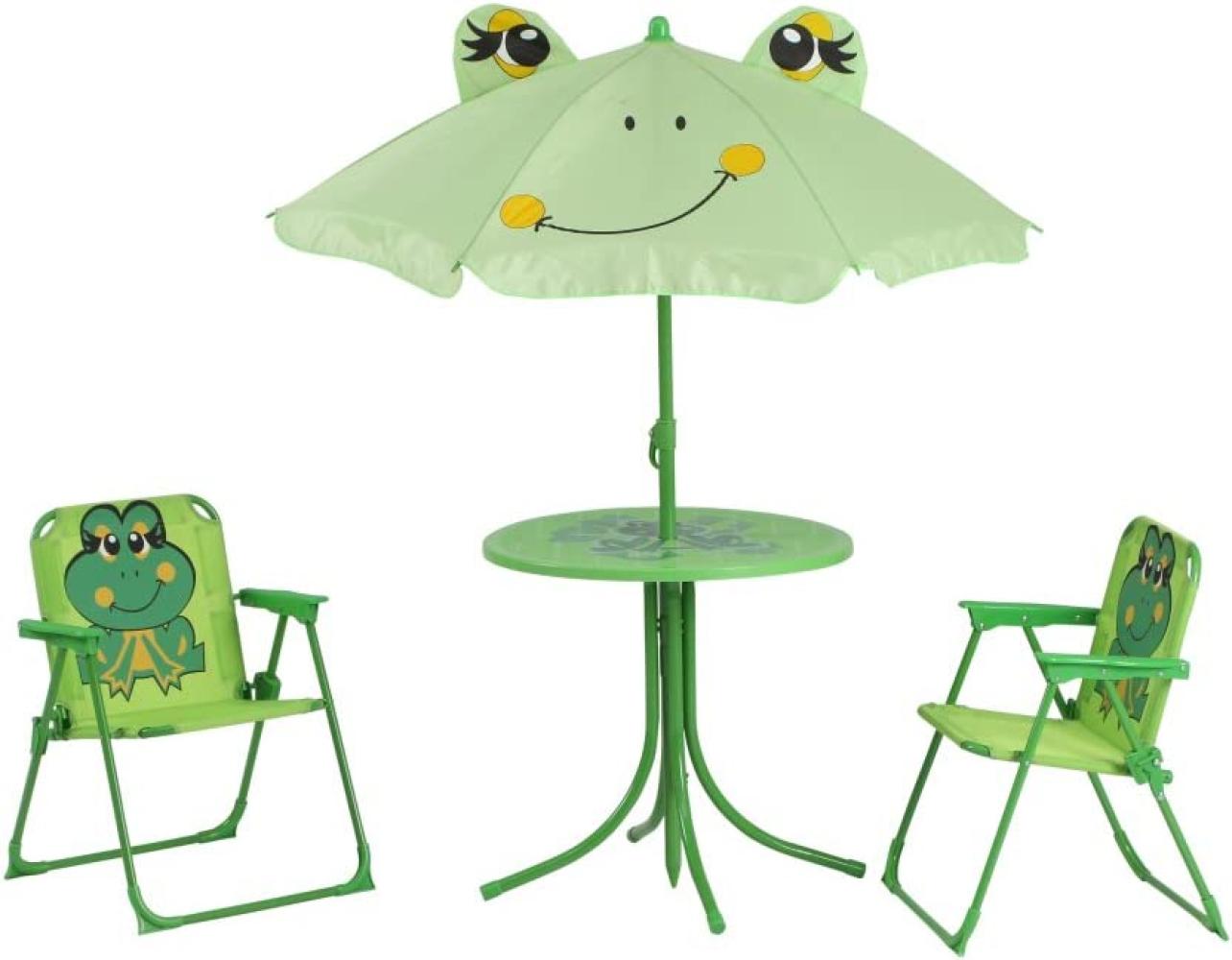 Siena Garden Kinderset Froggy Sitzgruppe Kinderstuhl Kindertisch Kindermöbel Bild 1