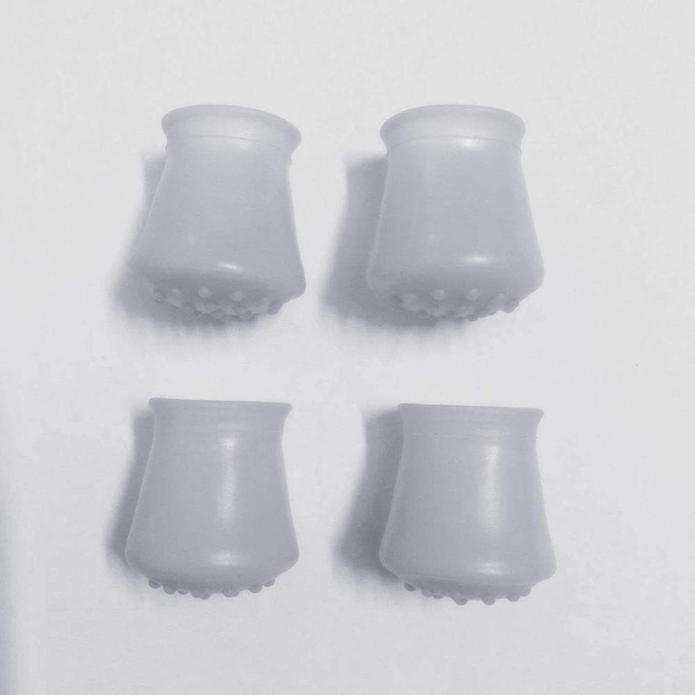 ZARPMA Silikon-Abdeckung Kompatibel für Antilop Hochstuhl, rutschfest, für Stühle, 4 Stück (Stuhlfüße nicht enthalten) (Grau) Bild 1