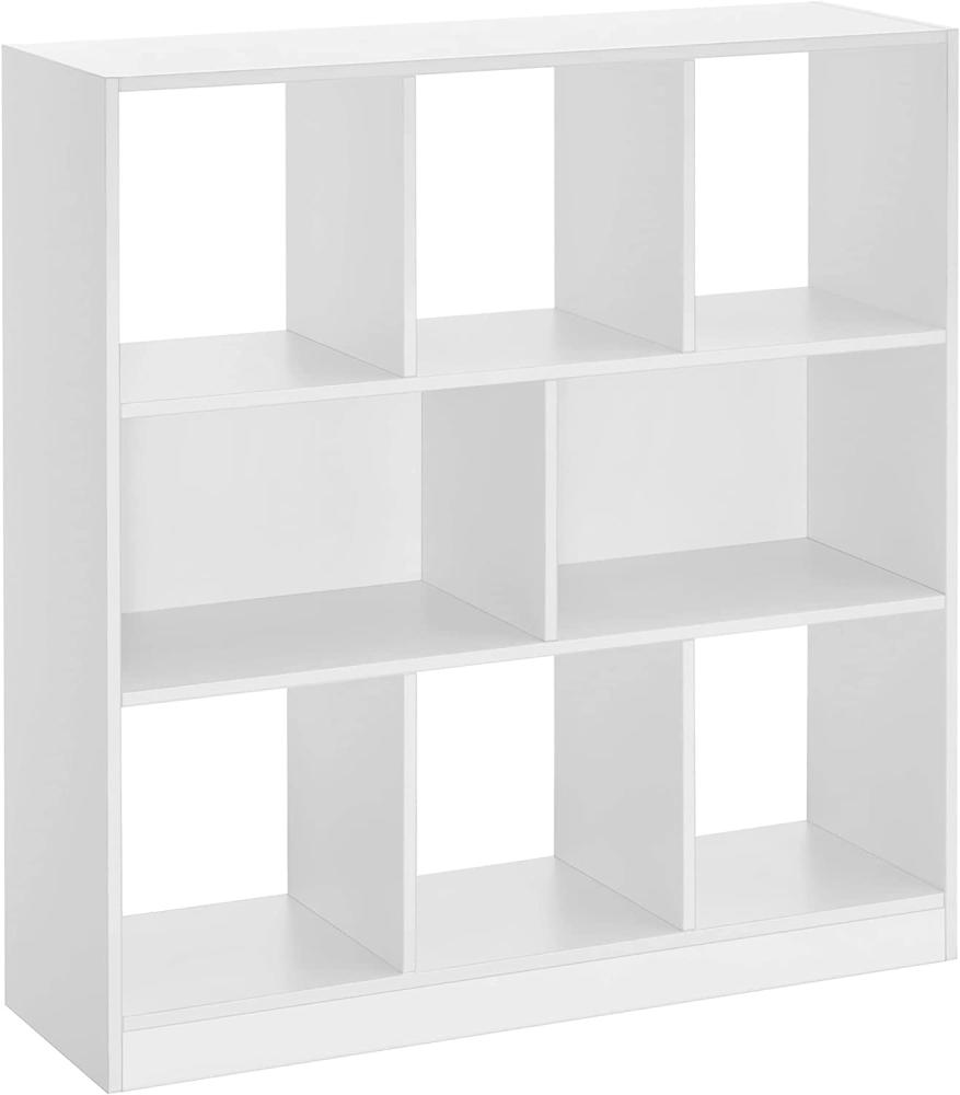 VASAGLE 'LBC52WT' Bücherregal mit offenen Fächern, weiß, 30 x 97,5 x 100 cm Bild 1