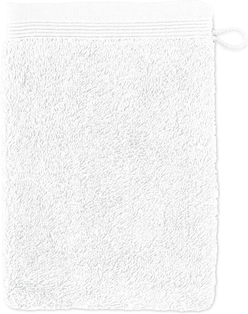 möve Superwuschel Waschhandschuh 20 x 15 cm aus 100% Baumwolle, snow Bild 1