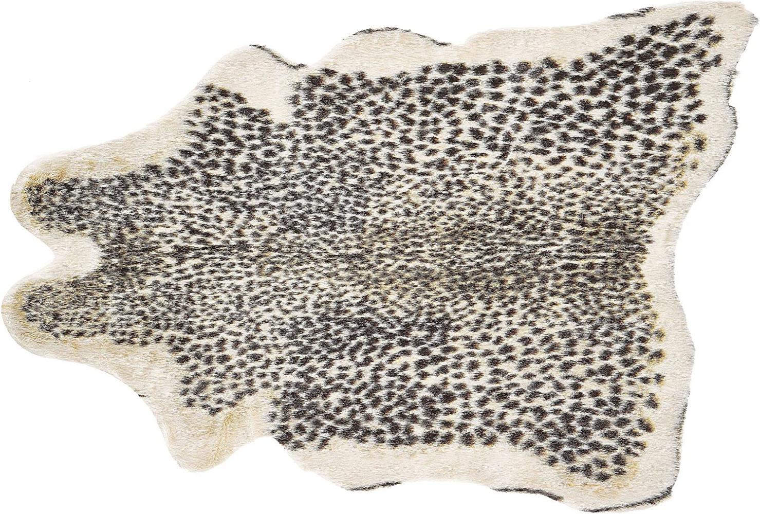Kunstfell-Teppich Gepard braun 90 cm NAMBUNG Bild 1