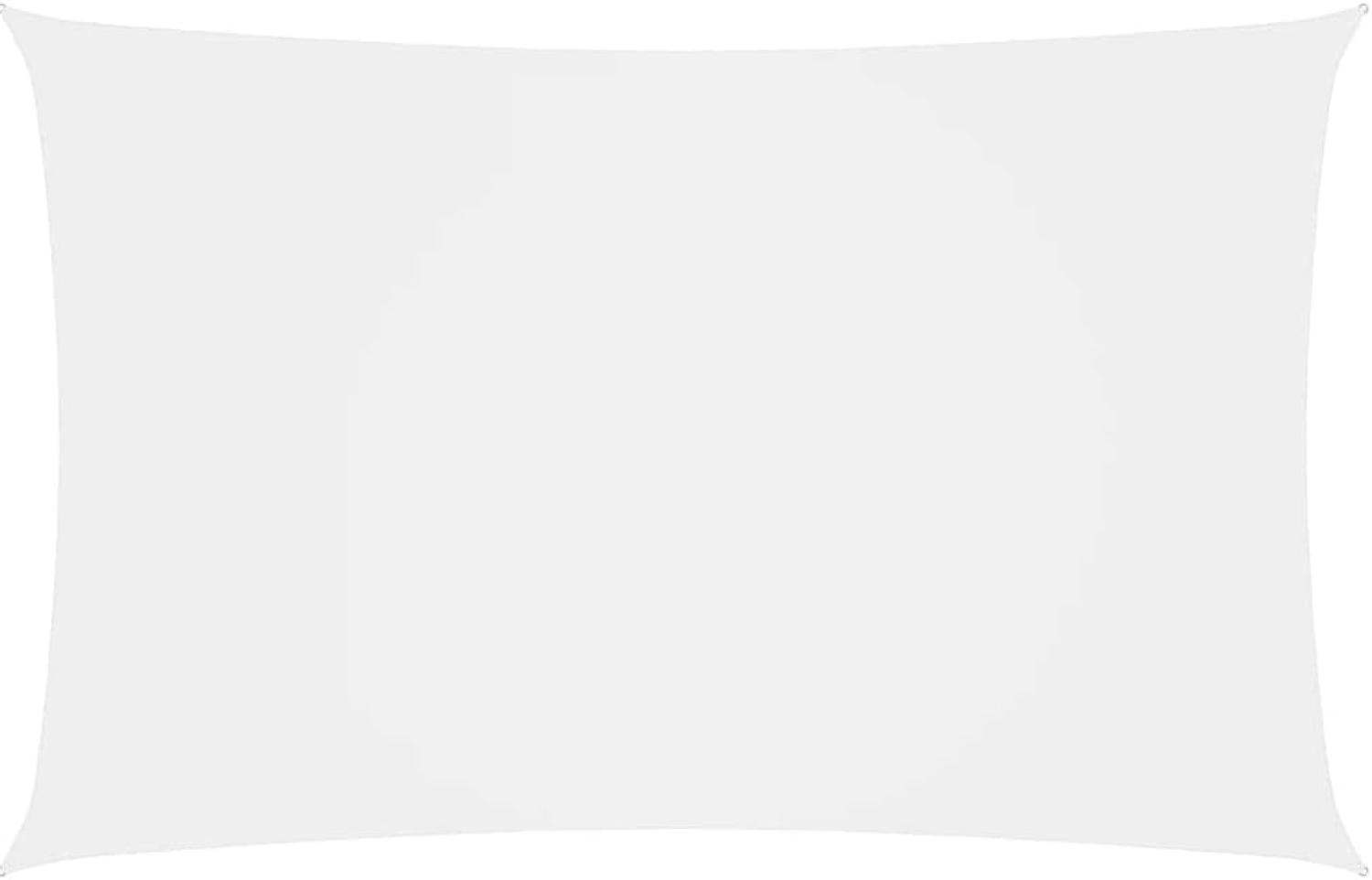 Sonnensegel Oxford-Gewebe Rechteckig 2x5 m Weiß Bild 1