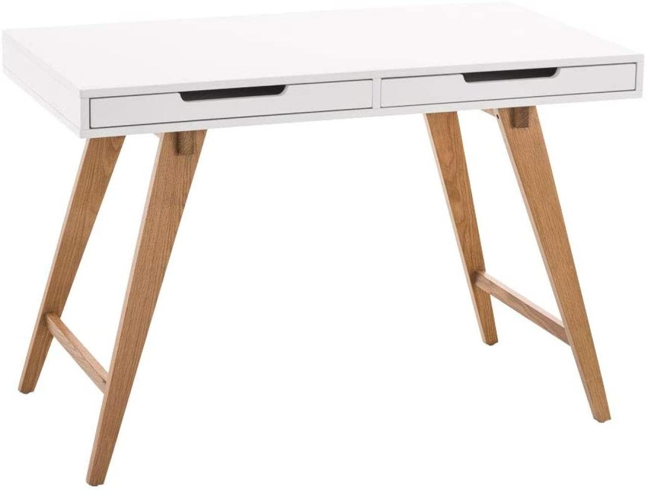 Schreibtisch Porto 110 cm V2, weiß Bild 1