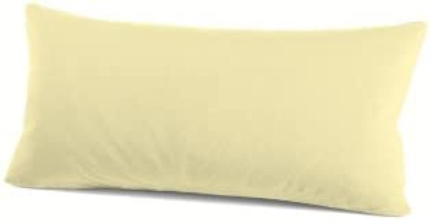 Schlafgut Kissenbezug Basic Jersey Baumwolle | Kissenbezug einzeln 40x80 cm | kamille Bild 1