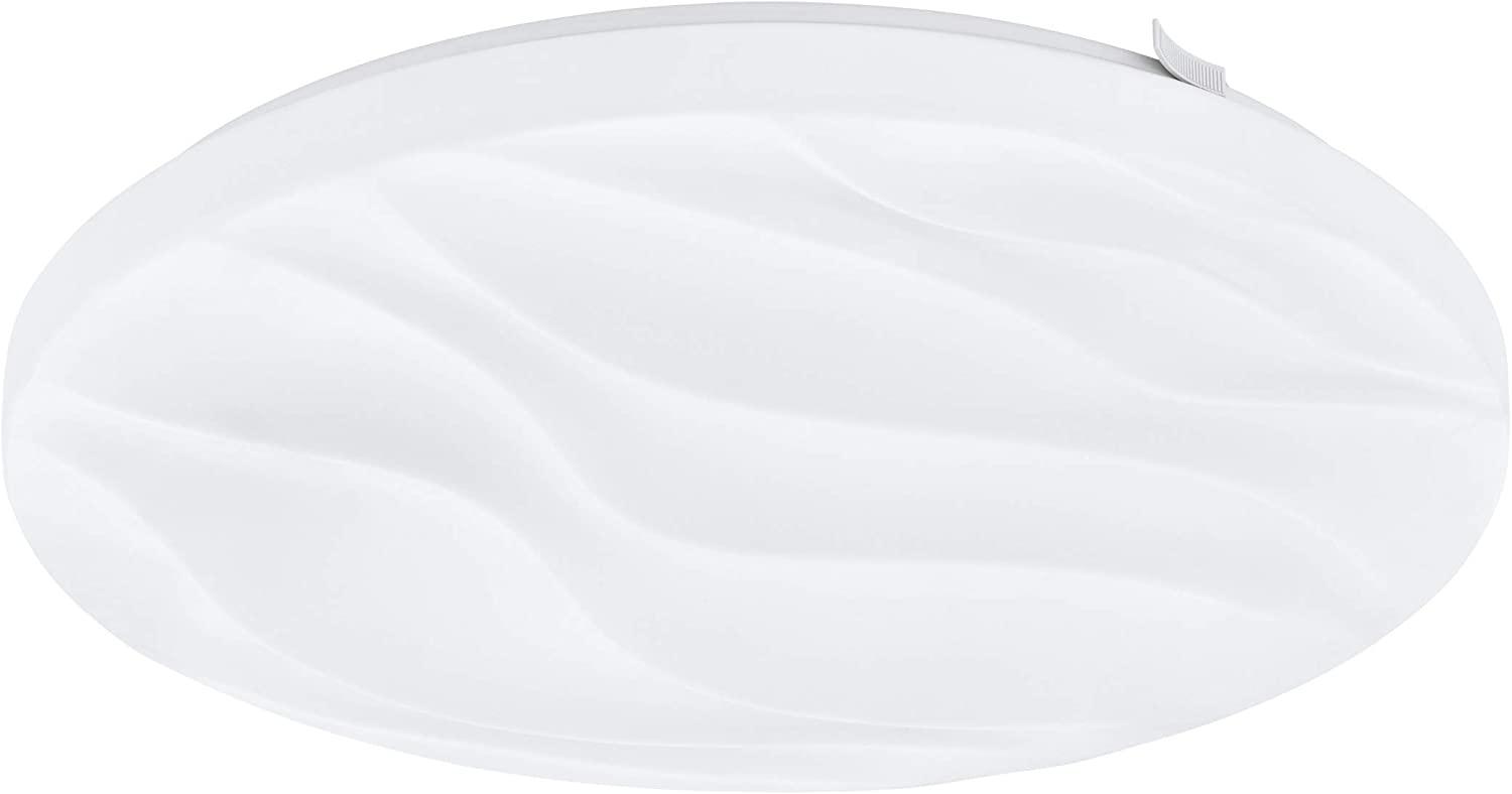 Eglo 99343 LED Deckenleuchte BENARIBA Kunststoff weiß 14,6W Ø:33cm 3000K Bild 1