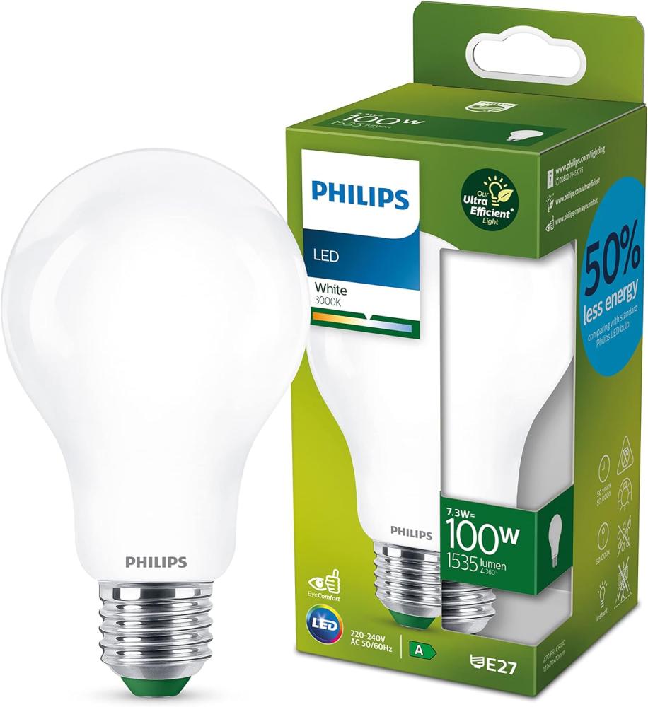 Philips Classic LED-A-Label Lampe 100W E27 Warmw matt 1er P Bild 1