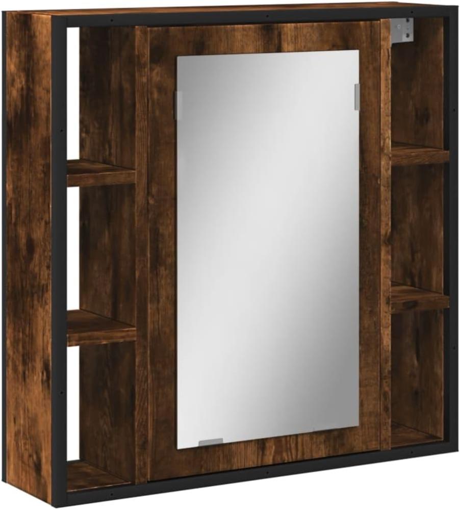 Bad-Spiegelschrank Räuchereiche 60x16x60 cm Holzwerkstoff 842428 Bild 1