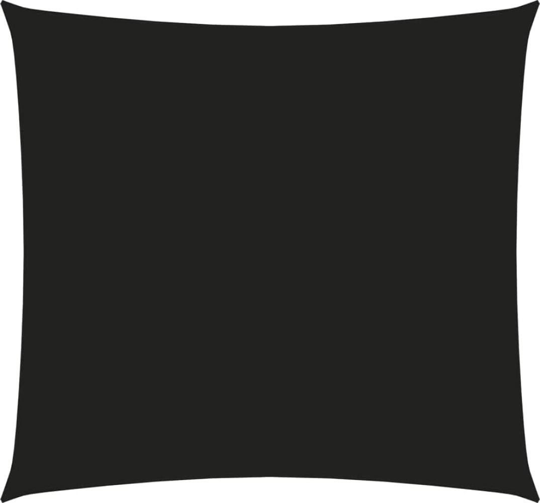 Sonnensegel Oxford-Gewebe Quadratisch 6x6 m Schwarz Bild 1