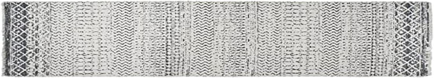 Teppich DKD Home Decor Weiß Grau Polyester Baumwolle (60 x 240 x 1 cm) Bild 1