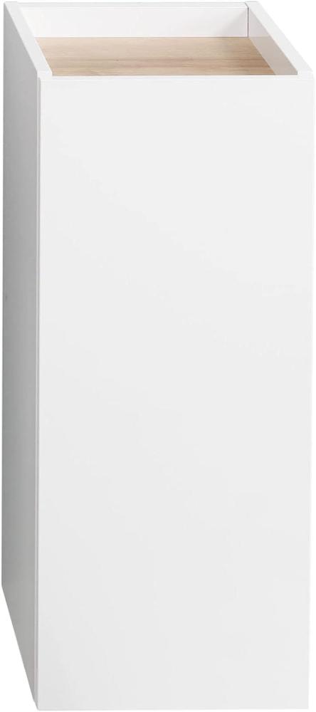 Pelipal Badezimmerschrank Quickset 947 in Weiß Glanz/Rivera Eiche quer Nachbildung, 30 cm breit | Unterschrank mit 1 Tür und 1 Einlegeboden Bild 1