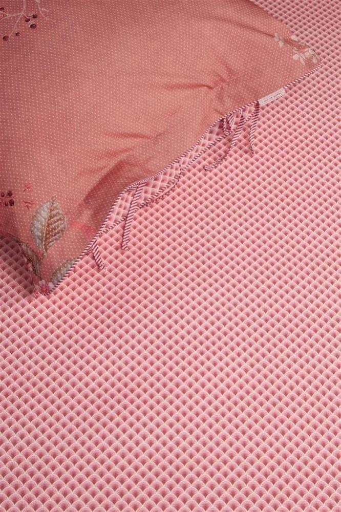 Pip Studio Perkal Spannbettlaken Suki Pink 90X200 Hh: 25 90 x 200 cm Pocket depth: 25 1 Topper-Spannbettlaken Rosa Bild 1