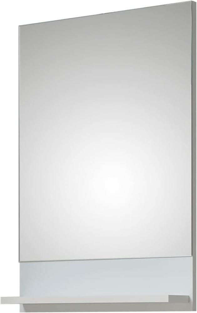 Pelipal Quickset 359 Spiegel mit Ablage, Holzdekor, Weiß Hochglanz, 10,0 x 50,0 x 70,0 cm Bild 1