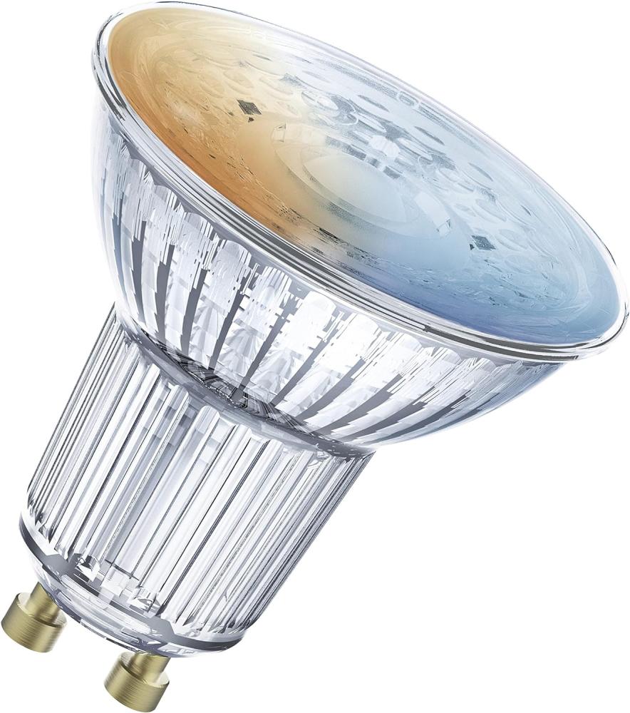 LEDVANCE Smarte LED-Reflektorlampe mit WiFi Technologie, Sockel GU10, Lichtfarbe änderbar (2700-6500K), Dimmbar, ersetzt Reflektorlampen mit 40 W, SMART+ WiFi SPOT GU10 Tunable White, 1er-Pack Bild 1