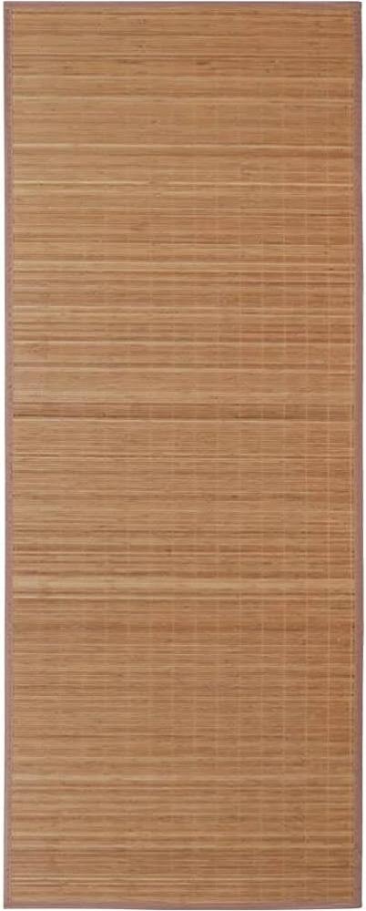 Teppich Bambus 100 x 160 cm Braun Bild 1