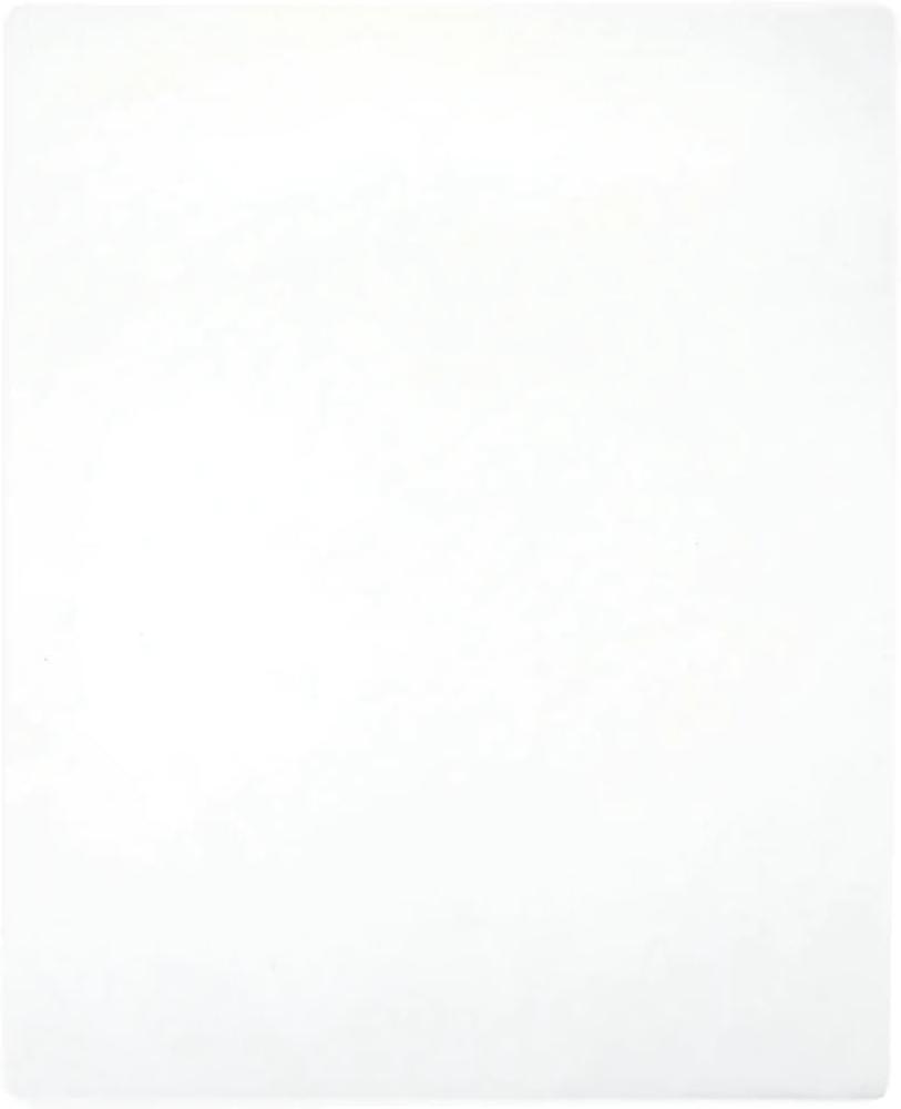 Spannbettlaken Jersey Weiß 90x200 cm Baumwolle Bild 1