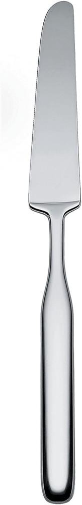 Alessi Collo-Alto, Tafelmesser aus Stahl AISI 420 glänzend poliert, Edelstahl, Silver, 23x2x5 cm, 6-Einheiten Bild 1