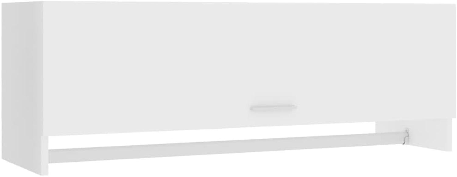 vidaXL Kleiderschrank Weiß 100x32,5x35 cm Spanplatte Bild 1