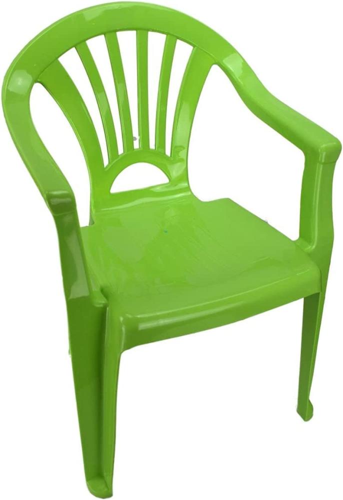 Kinderstuhl Gartenstuhl Stuhl für Kinder in blau, grün, orange oder pink Garten grün Bild 1