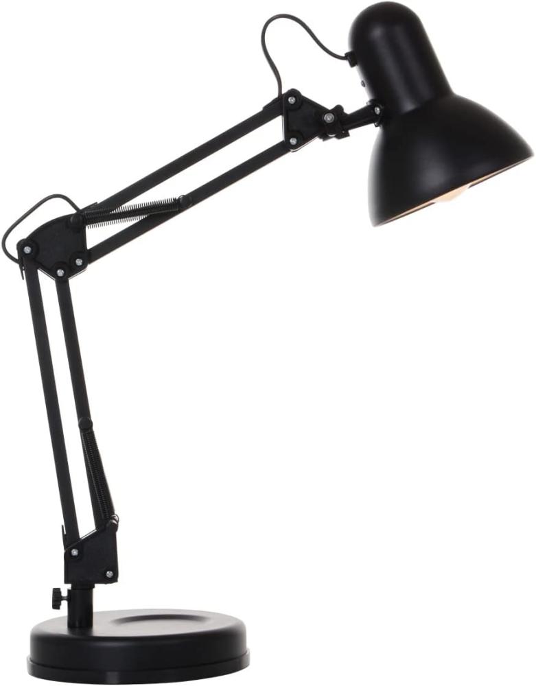 GLOBO Tischlampe Tischleuchte E27 Schreibtischlampe Metall schwarz Kinder 24880 Bild 1