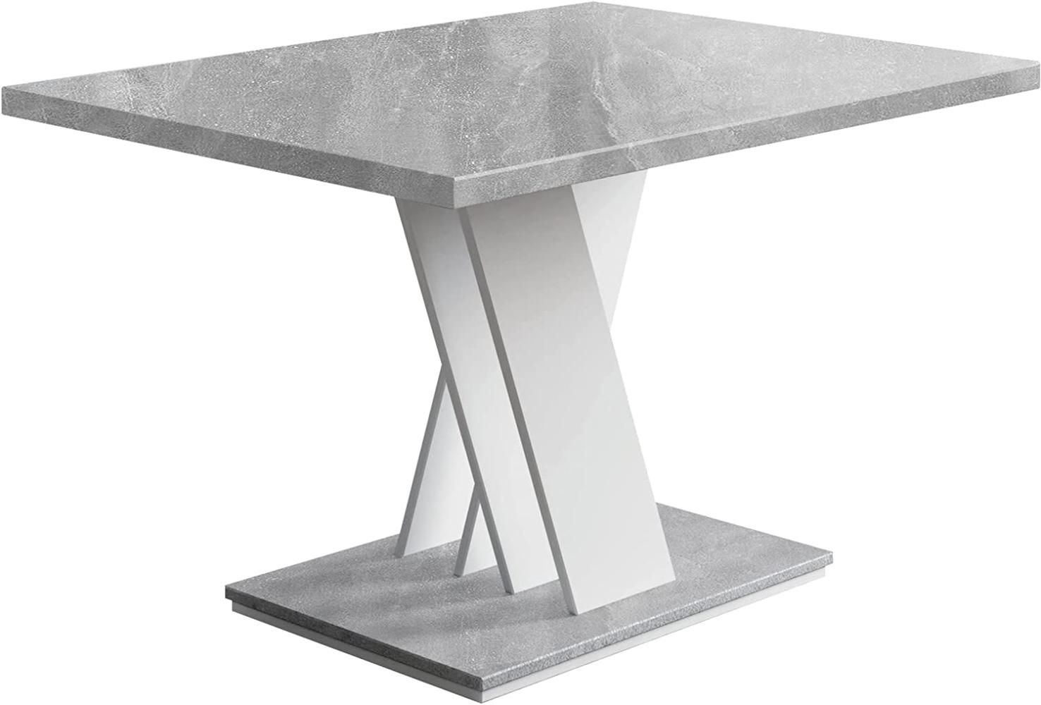 Tisch Atraks Mini weiß / grau Bild 1