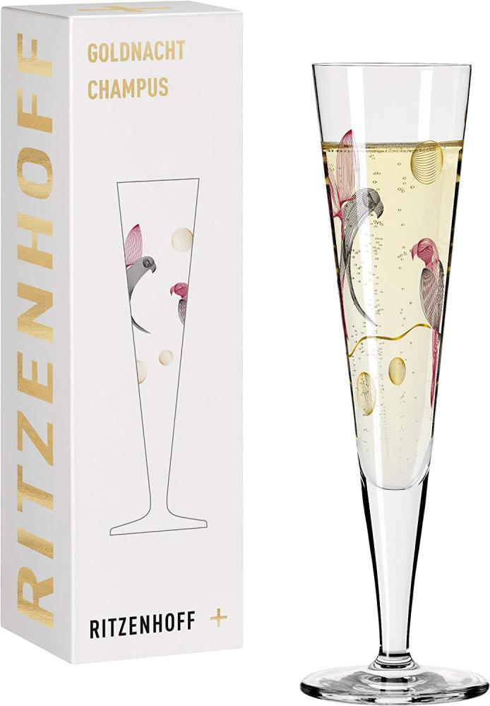Ritzenhoff 1071016 Champagnerglas #16 GOLDNACHT Christine Kordes 2021 Bild 1
