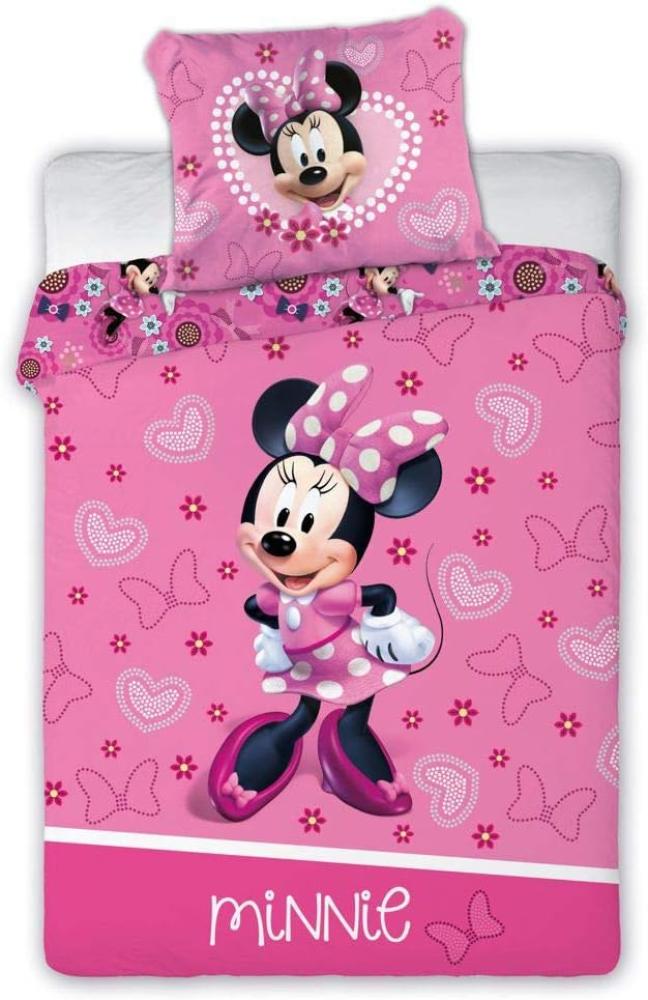 Disney Minnie Mouse Baby Bettwäsche  40 x 60 cm + 100 x 135 cm Bild 1