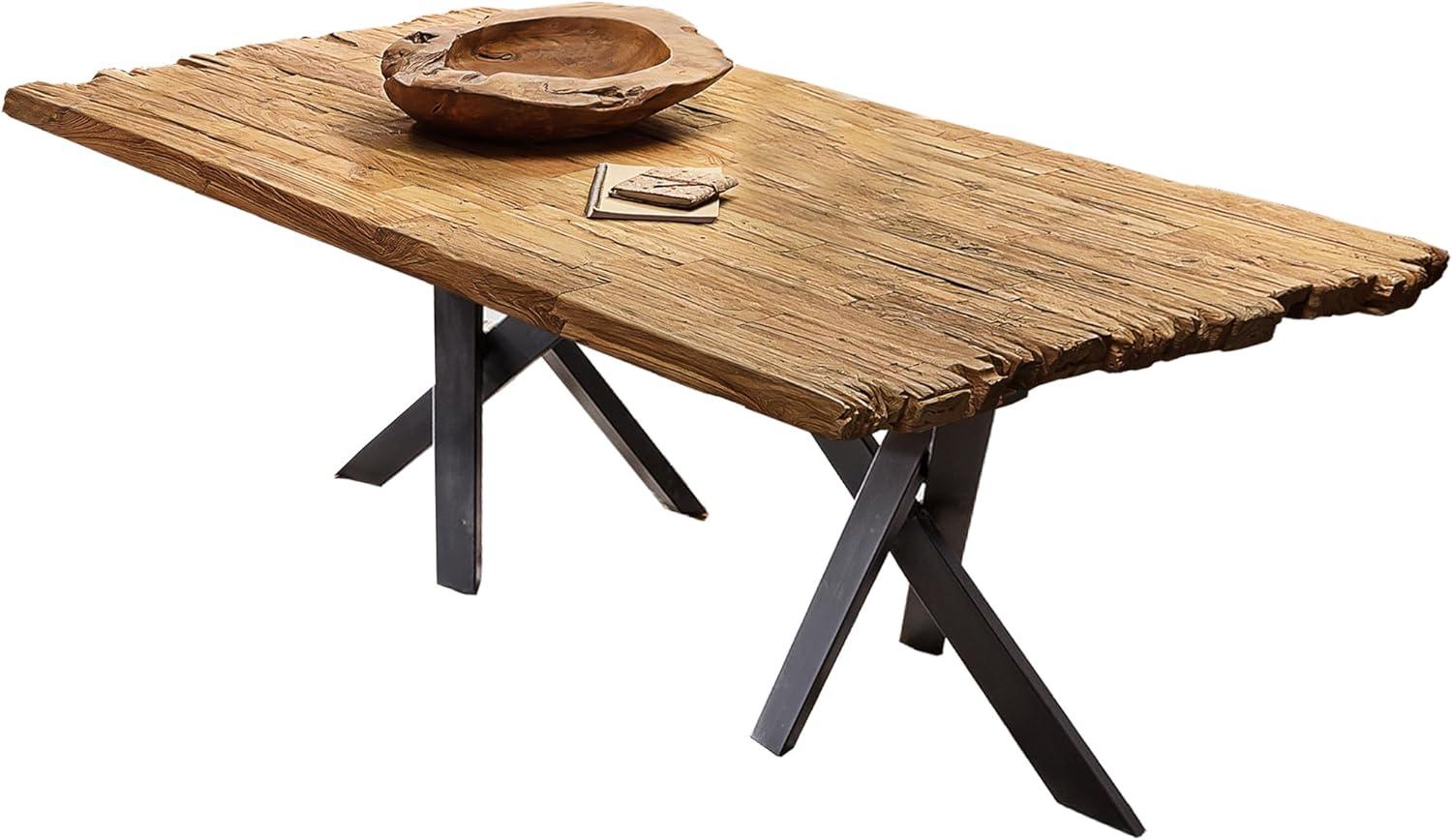 Tisch 160x90 Teak Holztisch Küchentisch Speisetisch Esstisch Esszimmer Bild 1