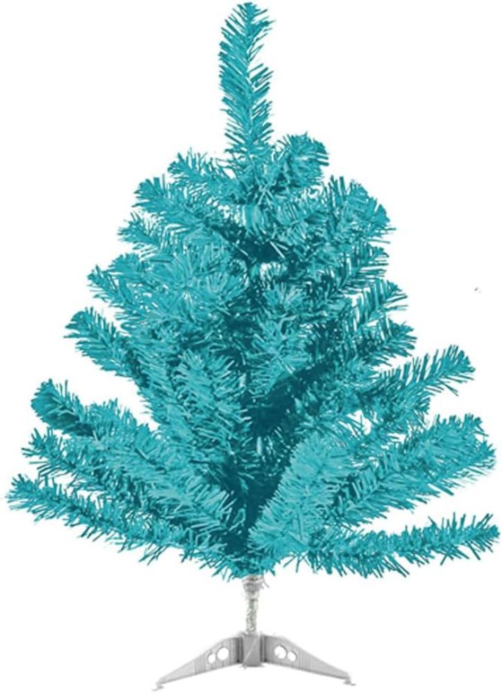 Weihnachtsbaum 60/150/180 cm inkl Ständer Türkis 60 cm Bild 1