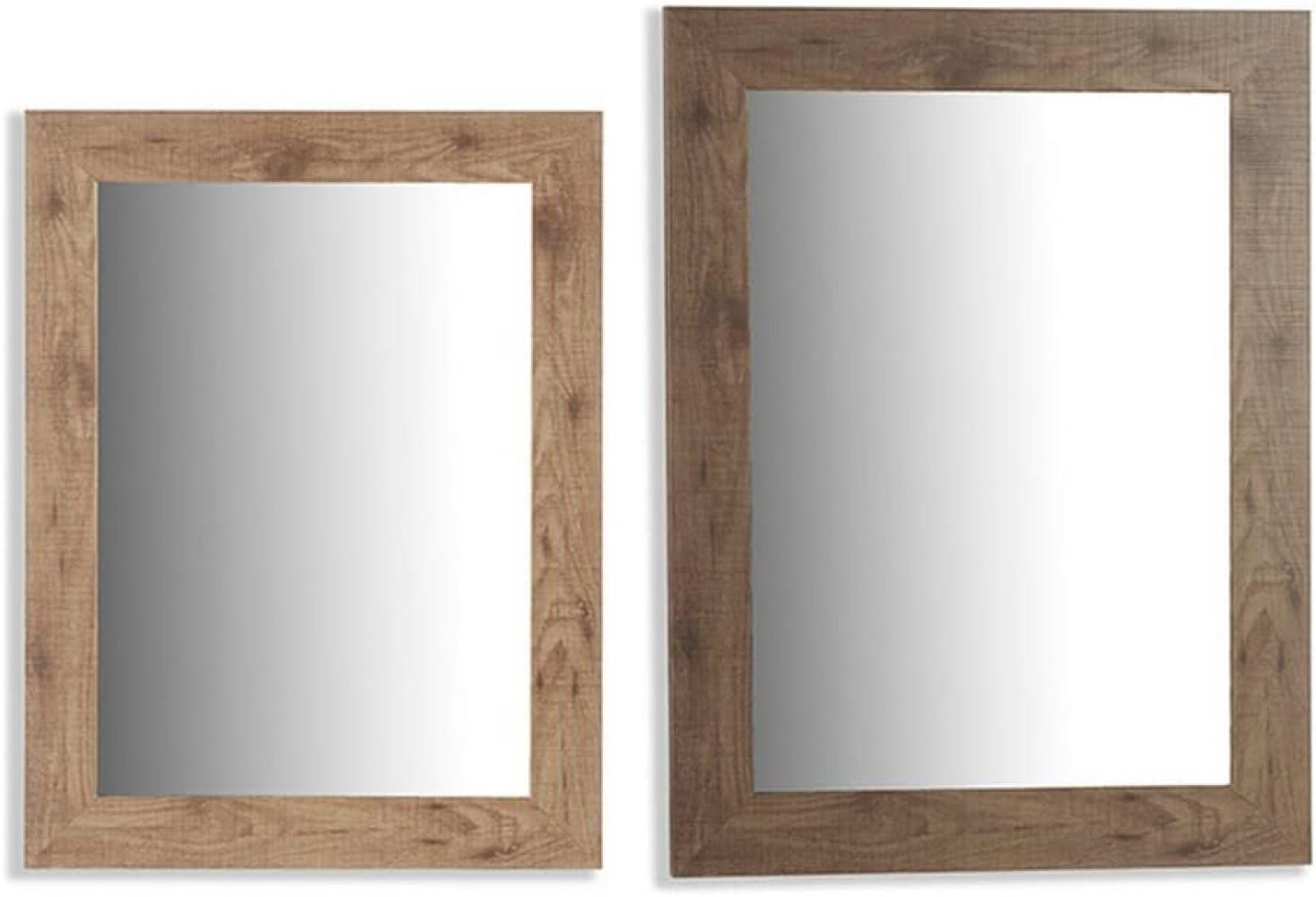 Wandspiegel Holz Braun (64,5 x 1,5 x 84,5 cm) Bild 1