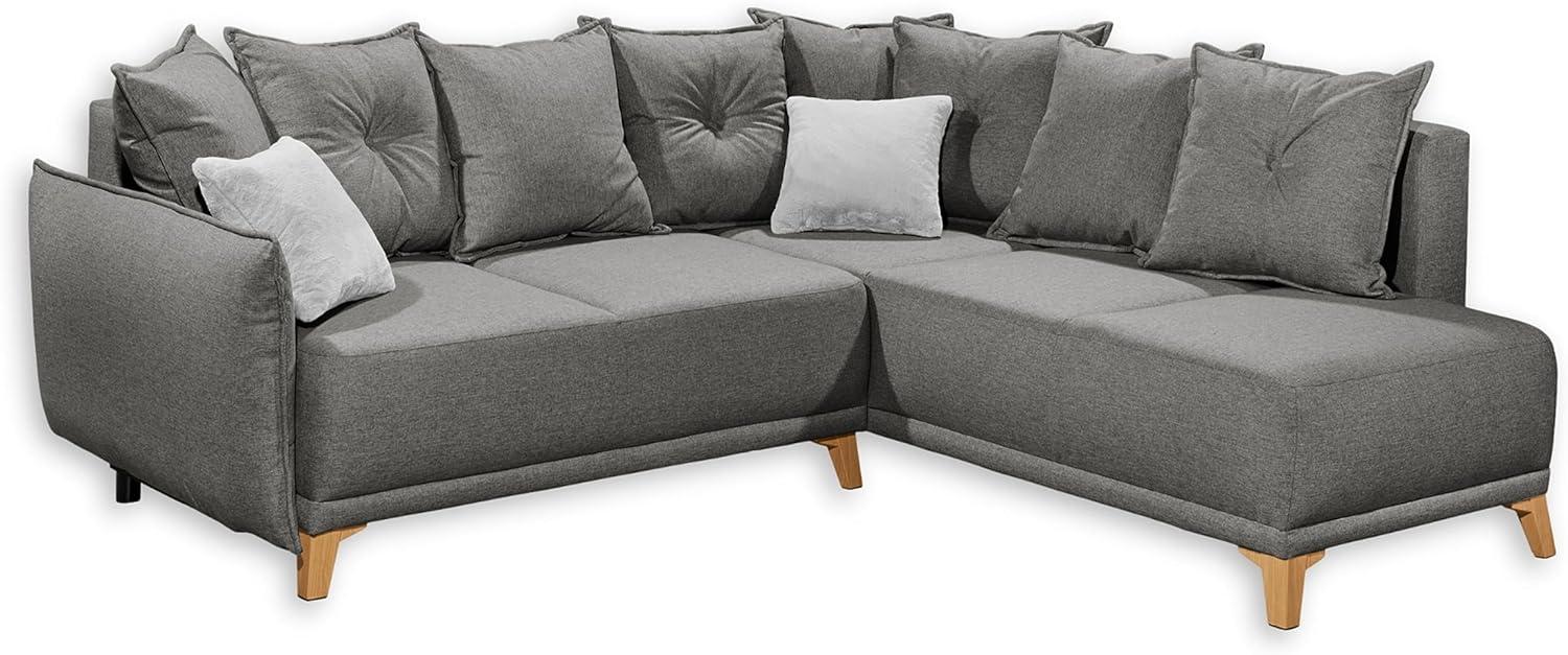 ED Lifestyle Pamplona 2F OTM Sofa universal aufbaubar Holzwerkstoff/Nosag Graphite/Silver Bild 1