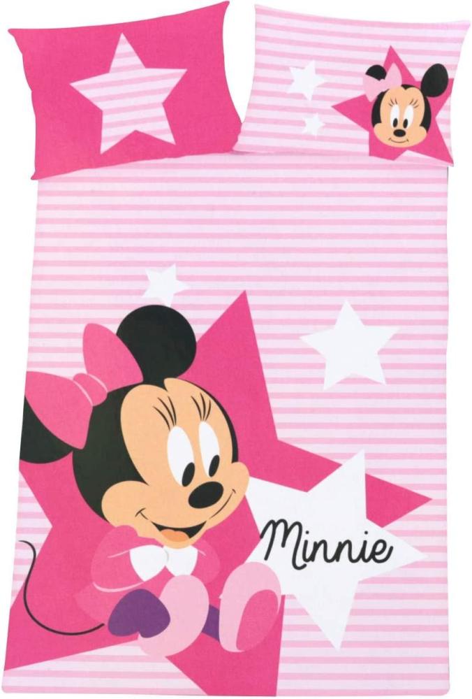 Disney Minnie Mouse Baby Bettwäsche 40 x 60 cm + 100 x 135 cm Bild 1