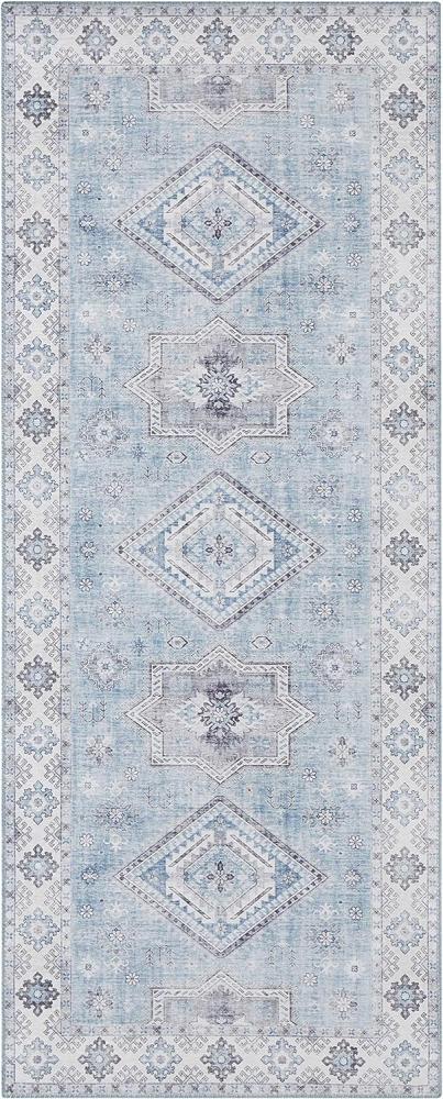 Vintage Teppich Gratia Briliantblau - 80x200x0,5cm Bild 1
