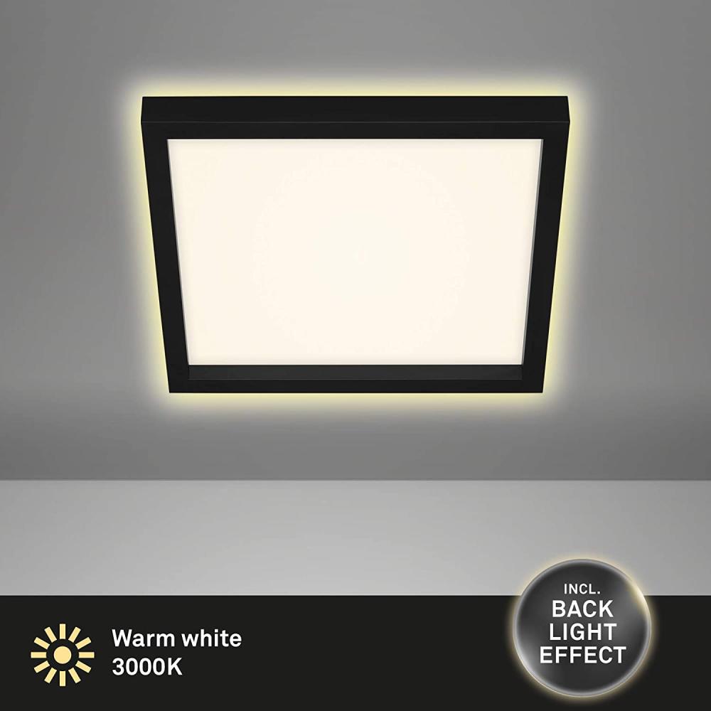 Briloner LED Panel Cadre schwarz 29,3 x 29,3 cm warmweiß, Backlight-Effekt Bild 1