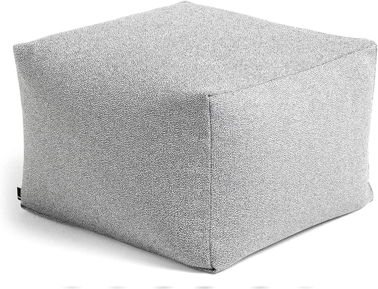 Hay Pouf, Baumwolle, grau, Höhe: 40 cm, Tiefe, Länge: 59 cm Bild 1