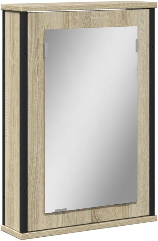 Bad-Spiegelschrank Sonoma-Eiche 42x12x60 cm Holzwerkstoff 842432 Bild 1