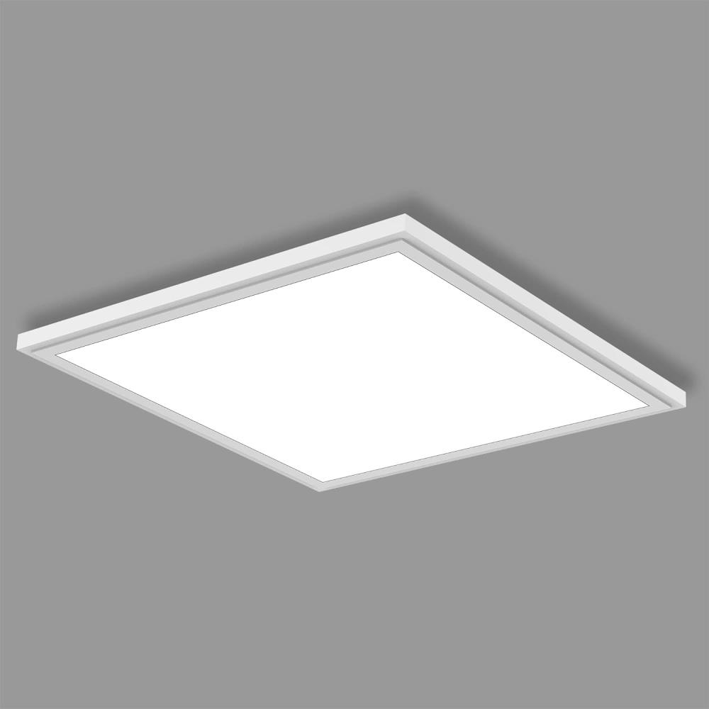 BRILONER - LED Deckenlampe ultraflach, neutralweiße Lichtfarbe, 22Watt, 2300 Lumen, LED Lampe, LED Deckenleuchte, Wohnzimmerlampe, LED Panel, Küchenlampe, Deckenbeleuchtung, 44,5x44,5x6 cm, Weiß Bild 1