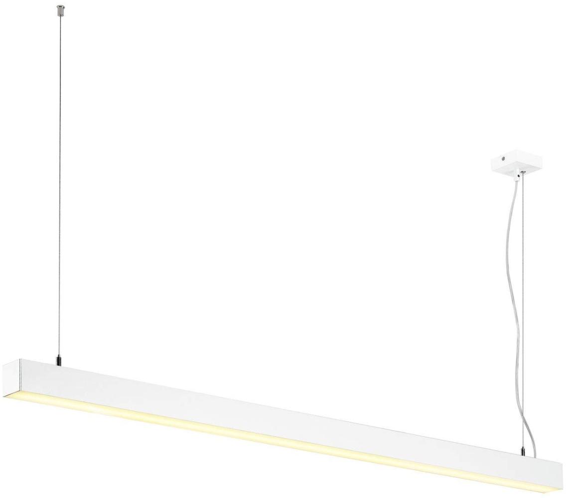 SLV Q-LINE DALI SINGLE LED, Pendelleuchte, dimmbar, 1500mm, weiss - Pendelleuchten Bild 1