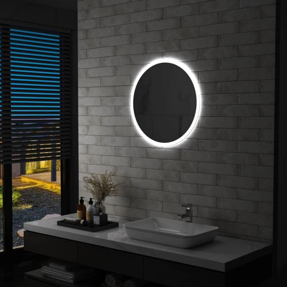 Badezimmerspiegel mit LED, 60 cm Bild 1