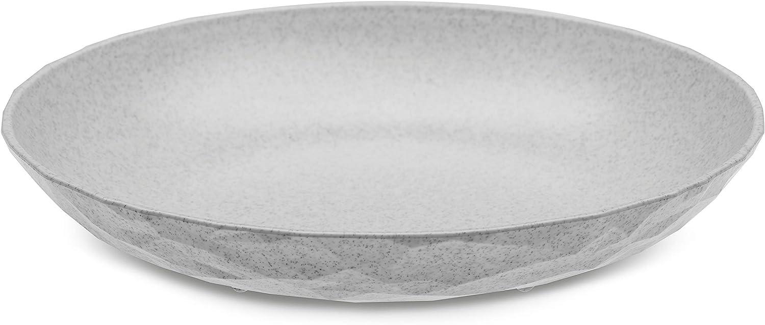 Koziol Club Teller Tief, Servierteller, Suppenteller, Speiseteller, Pastateller, Kunststoff, Organic Grey, 22 cm, 4006670 Bild 1