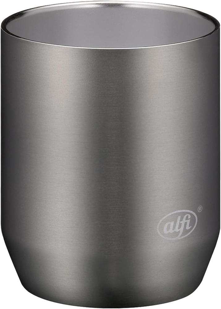 Alfi 'City Drinking Cup' Kaffeebecher, Edelstahl, cool grey matt, 280 ml Bild 1