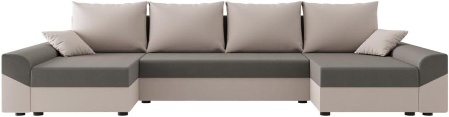 Sofa mit Schlaffunktion in U-Form VIVIANA, 311x90x140, sawana 21/sawana 01 Bild 1