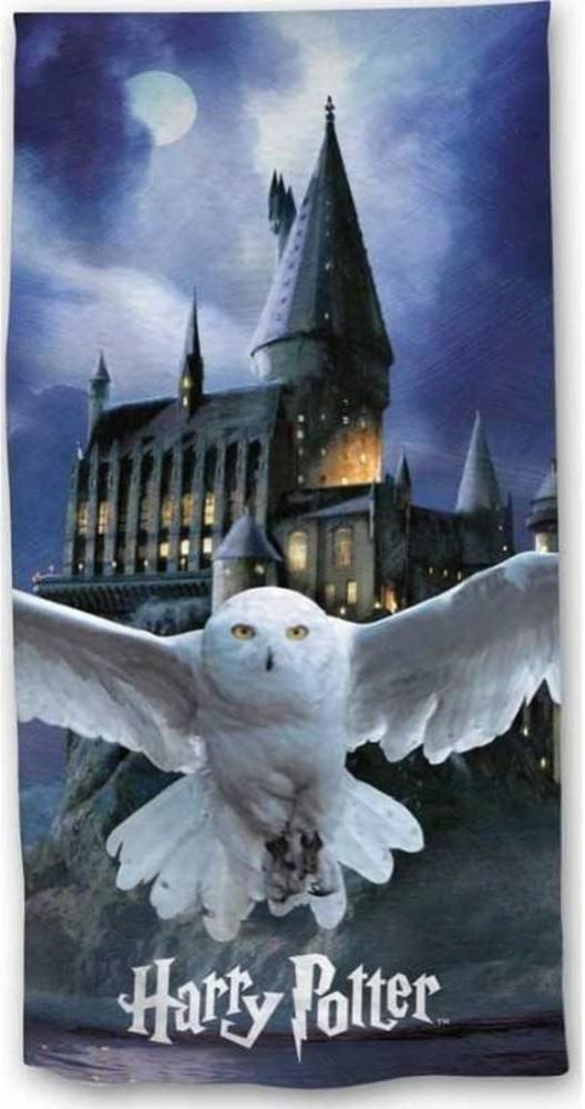 Harry Potter Hogwarts Hedwig Duschtuch Strandtuch Badetuch 70 x 140 cm Bild 1