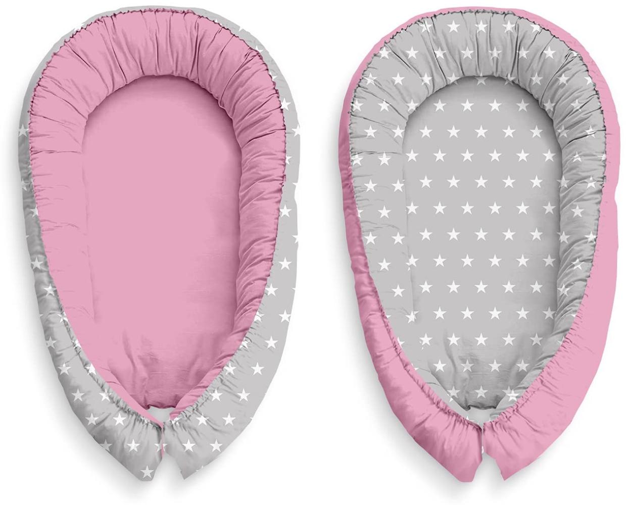 Multifunktionale Kuschelnest Babynest Kokon für Babys und Säuglinge, Nestchen, Reisebett, 100% Baumwolle, antiallergisch Bild 1