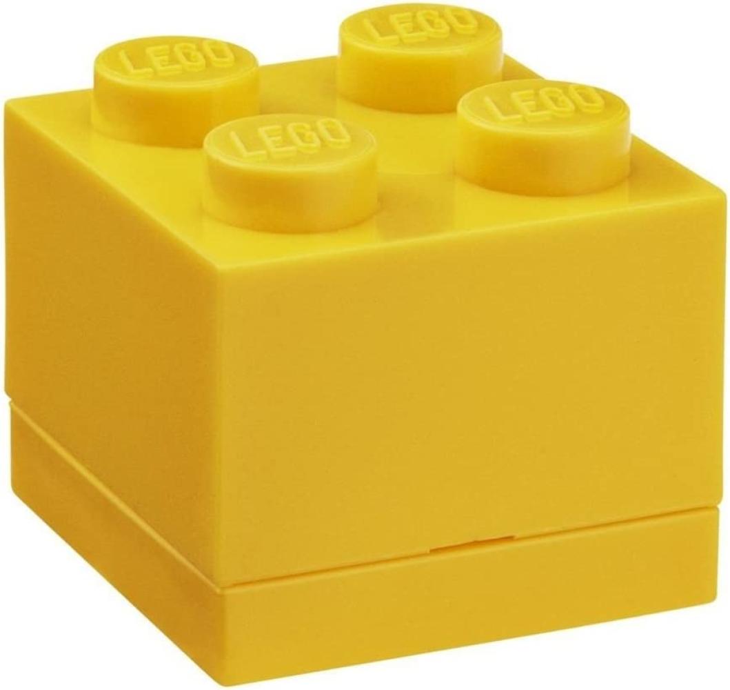 Lego 'Storage Brick' 4 Noppen 4,6 x 4,3 cm Polypropylen gelb Bild 1