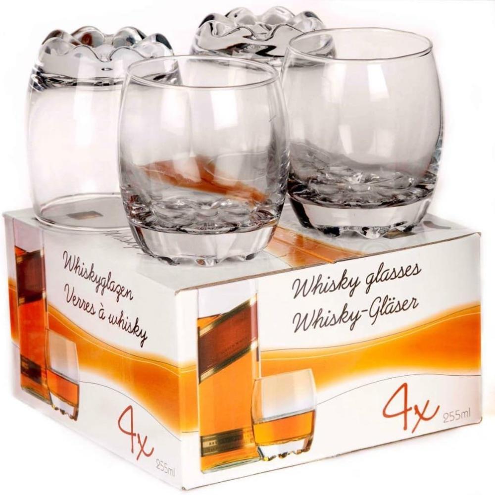 4er Set Whisky-Gläser mit 255ml pro Glas Bild 1