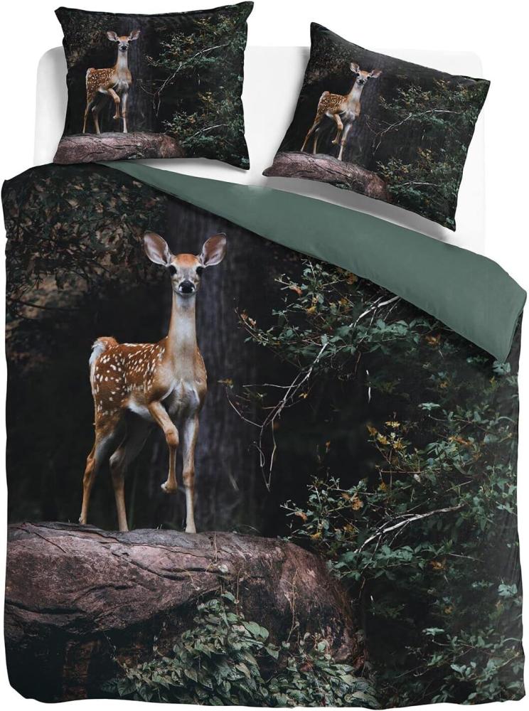 Traumschlaf Bettwäsche Bambi | 155x220 cm + 80x80 cm Bild 1