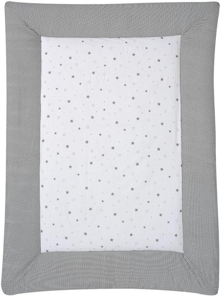 Schardt 'Sternchen' Krabbeldecke weiß/grau, 100x135 cm Bild 1