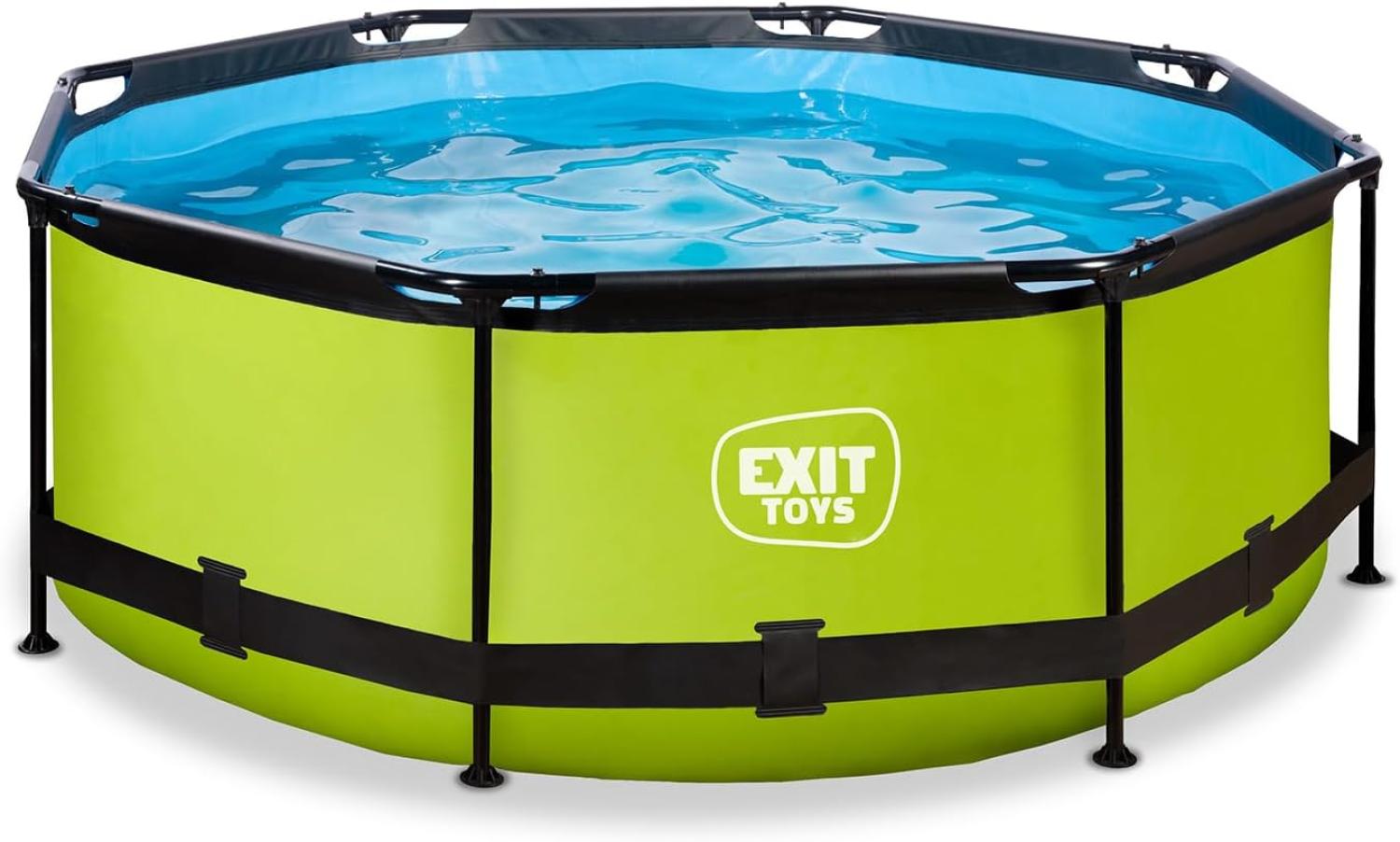 EXIT Lime Pool mit Filterpumpe - grün ø244x76cm Bild 1