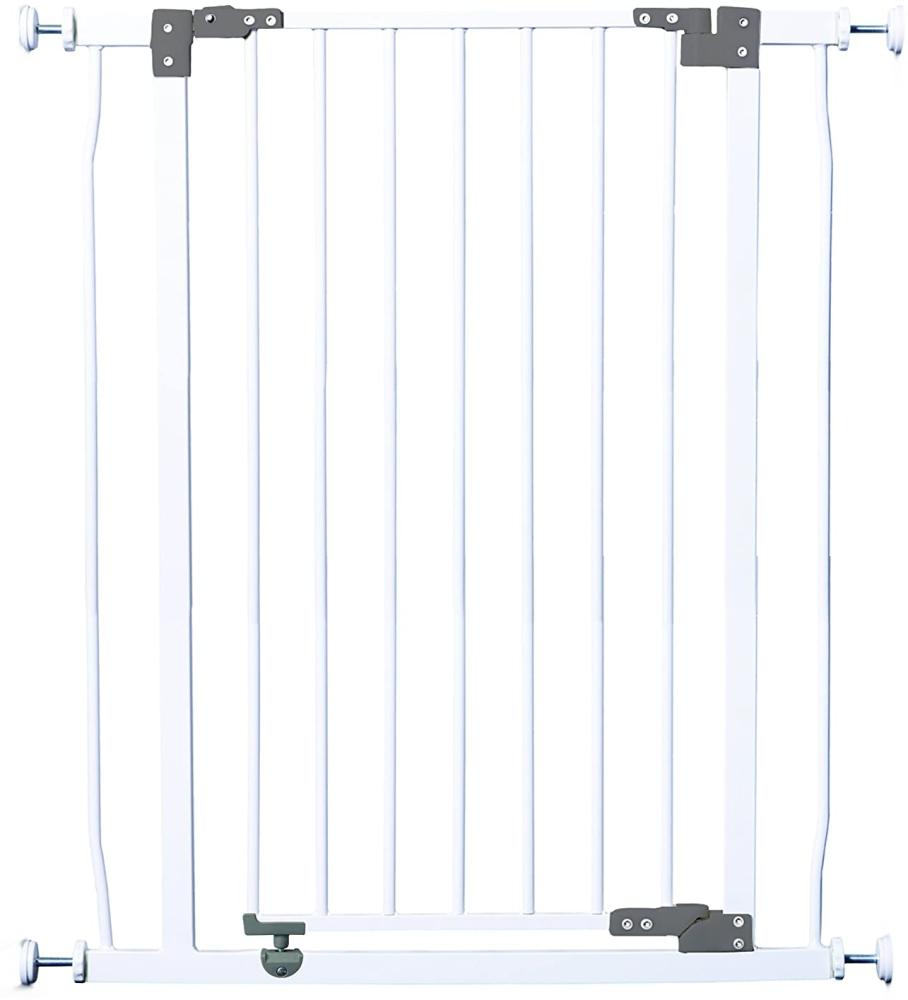 Dreambaby F1961 Liberty extra hohes Treppenschutzgitter / Türschutzgitter (75-81cm) weiß Bild 1